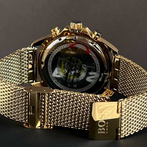 Hugo Boss Men’s Ocean Gold Steel Watch - Picture 12 of 12